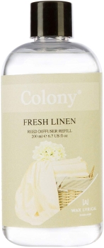 Wax Lyrical - Colony Fragranced Reed Diffuser Refill 200 ml Fresh Linen